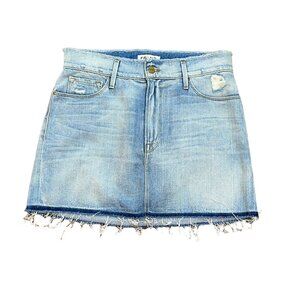 FRAME‎ Denim Le Mini Frayed Waist Skirt - Sawyer Style# LMFW207 Size 28
